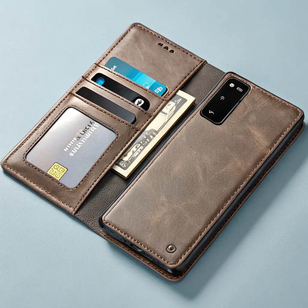 Leather Wallet Case for Google Pixel 6